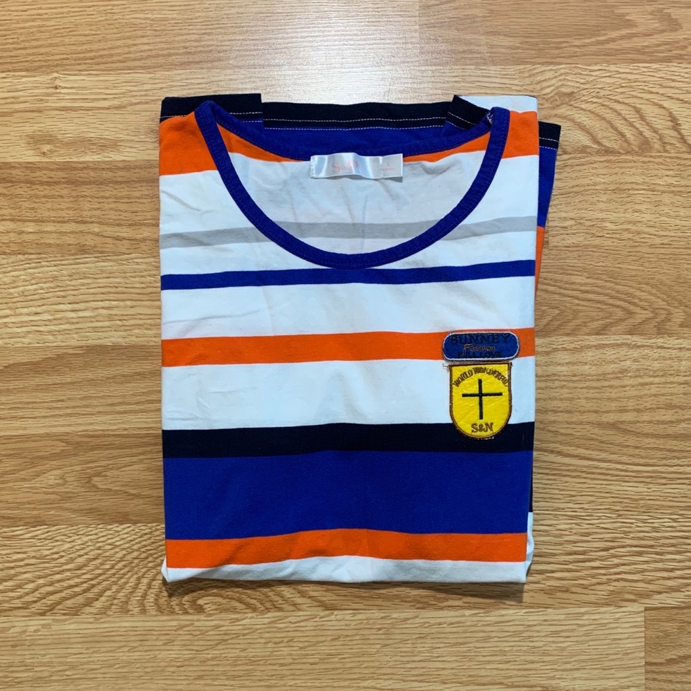 Sunny Fashion Stripped Tee